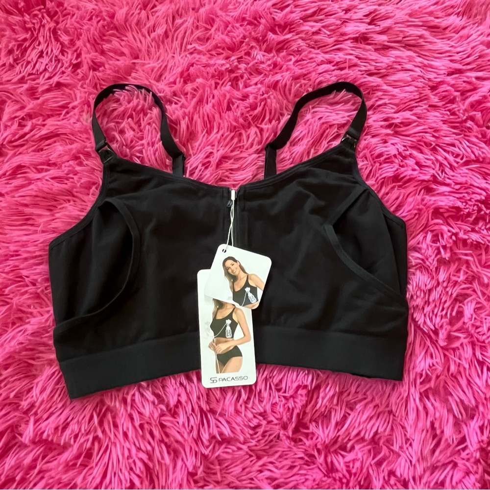NWT Pacasso Nursing Pumping Bra hands free size small